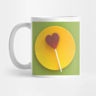 Heart Shaped Lollipop Mug